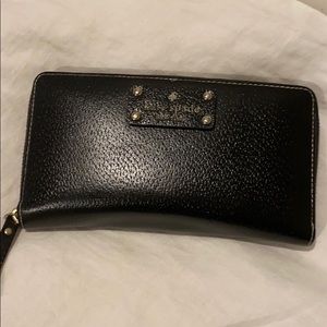 kate spade zip around wallet